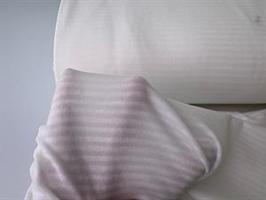 Pakke med 10 meter jersey - hvid semitransparent 