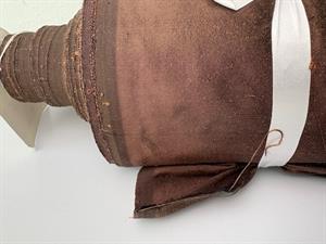 Thaisilke - smukt changerende varm brun, mousse