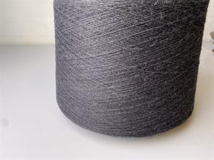 Garn i 100% uld - hel cone som foto, ultratynd i mørk gråblå