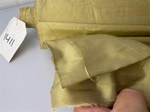 Thaisilke - smukt changerende sart grøn, aloe