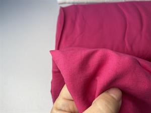 Vævet polyester - vintage look i pink