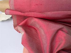 Thaisilke - smukt changerende intens hindbær, raspberry