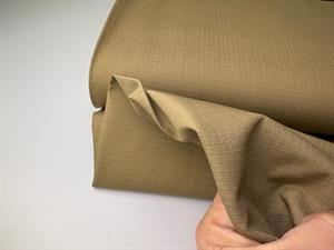 Teknisk stof - ripstop i mørk beige