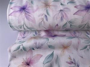 Ribjersey - pastel bloom