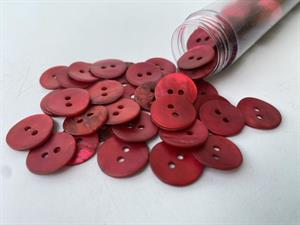 Perlemorsknap - intens fuchsia, 15 mm