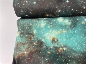 Vævet bomuldspoplin - det store univers