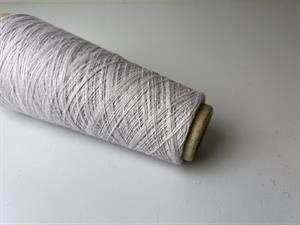 Baby cones med 100% cashmere - sart lysegrå, 39 gram