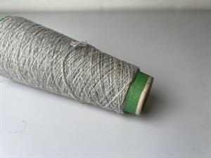 Baby cones med 100% cashmere - light grey mel, 17 gram