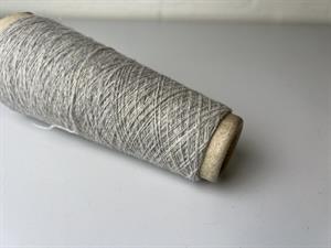 Baby cones med 100% cashmere - light grey mel, 16 gram
