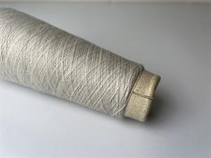 Baby cones med 100% cashmere - sart lysegrå, 25 gram