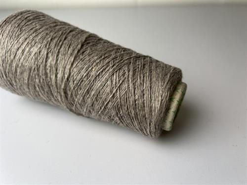 Baby cones med 100% cashmere - grey mel, 82 gram