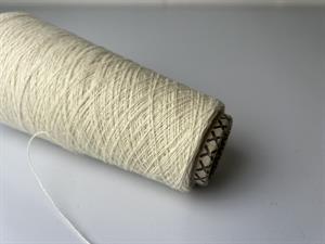 Baby cones med 100% cashmere - ecru, 45 gram