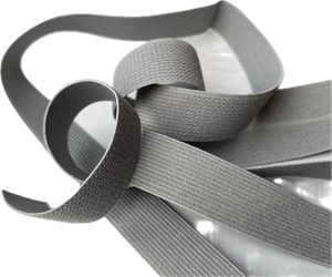 Undertøjs elastik, mellem grå, 20mm.