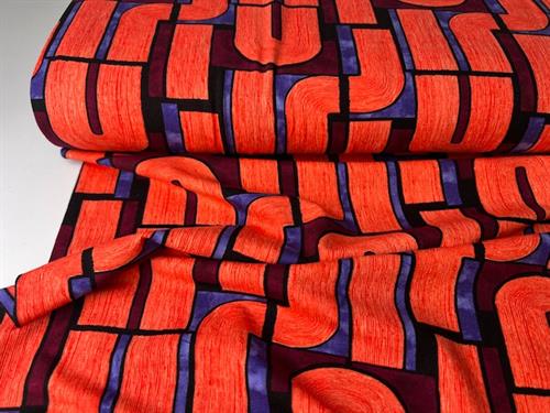 Viscosejersey - tubes red