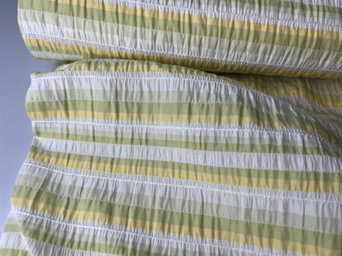 Fastvævet - crepet med fine striber