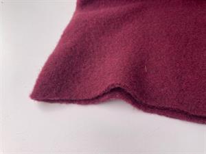 Uldfleece - fantastisk merinould i dyb bordeaux