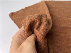 Undertøjsuld - terracotta meleret drop needle