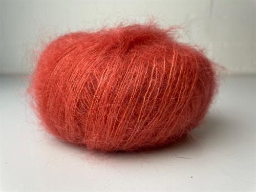 Lana Grossa silke mohair - teglstensrød 