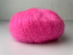 Angel by permin silke mohair - neon pink