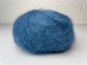 Angel by Permin silke mohair - køkkenblå