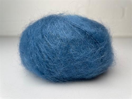 Angel by Permin silke mohair - køkkenblå