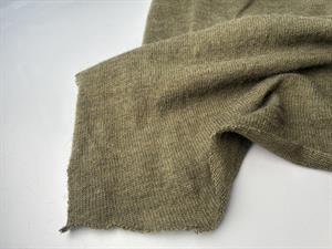 Uld jersey - lækker armygrøn meleret