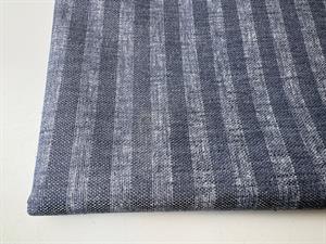 Dekostof - mørklægning, tasker og puder, steel blue small stripes