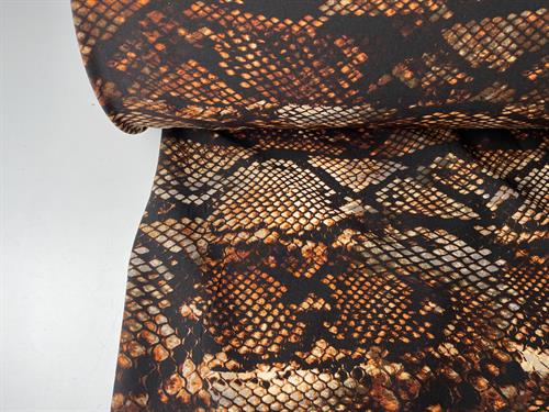 Fastvævet polyester med stræk - animal skin