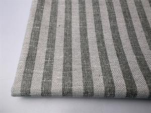 Dekostof - mørklægning, tasker og puder, willow gray small stripes