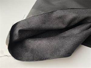 Fastvævet - sort med suede ish bagside