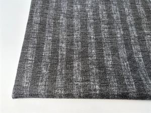 Dekostof - mørklægning, tasker og puder, ebony small stripes