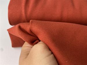 Ribjersey - mørk terracotta