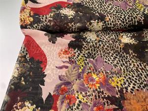 Fastvævet chiffon - smukke mønstre og motiver