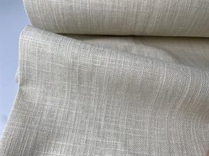Fastvævet - linen look i pale beige