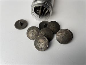 Metalknap - rustik, 18 mm