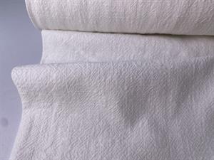 Vævet hør/bomuld - stenvasket i offwhite