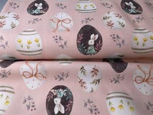 Deko canvas - lyserød påske