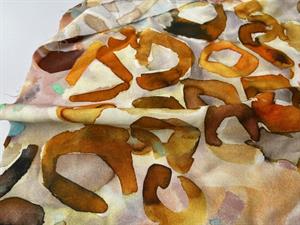 Fastvævet viscose - lækre brændte toner