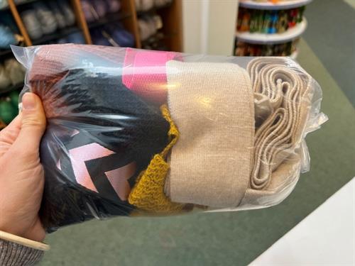 Restepakke med bånd