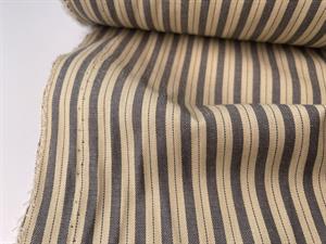 Deko canvas - smalle striber i marengo