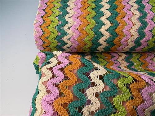 Crochet look - wavy i skønne farver