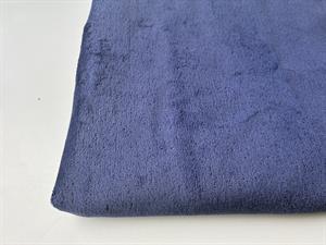 Vævet bomuldsvelour - intens indigo