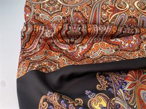 Fastvævet - paisley look, panel på ca. 115 cm