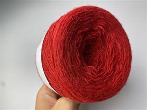 Alieno - god uldblanding i dyb rød, 100 gram