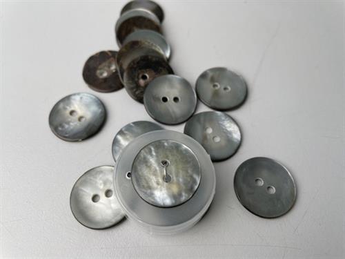 Perlemorsknap - 20 mm, lækker og tyk