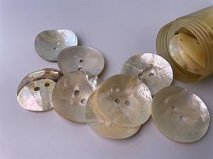 Perlemorsknap - stor og eksklusiv, 41 mm