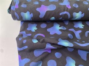 Bomuldsjersey - smileys og akvarel