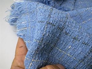 Klassisk bouclé - blue crush