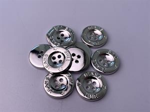 Knap - jeans time, 18 mm og 10 stk.