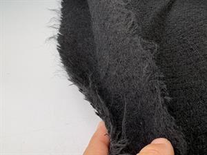 Klassisk bouclé - flot sort